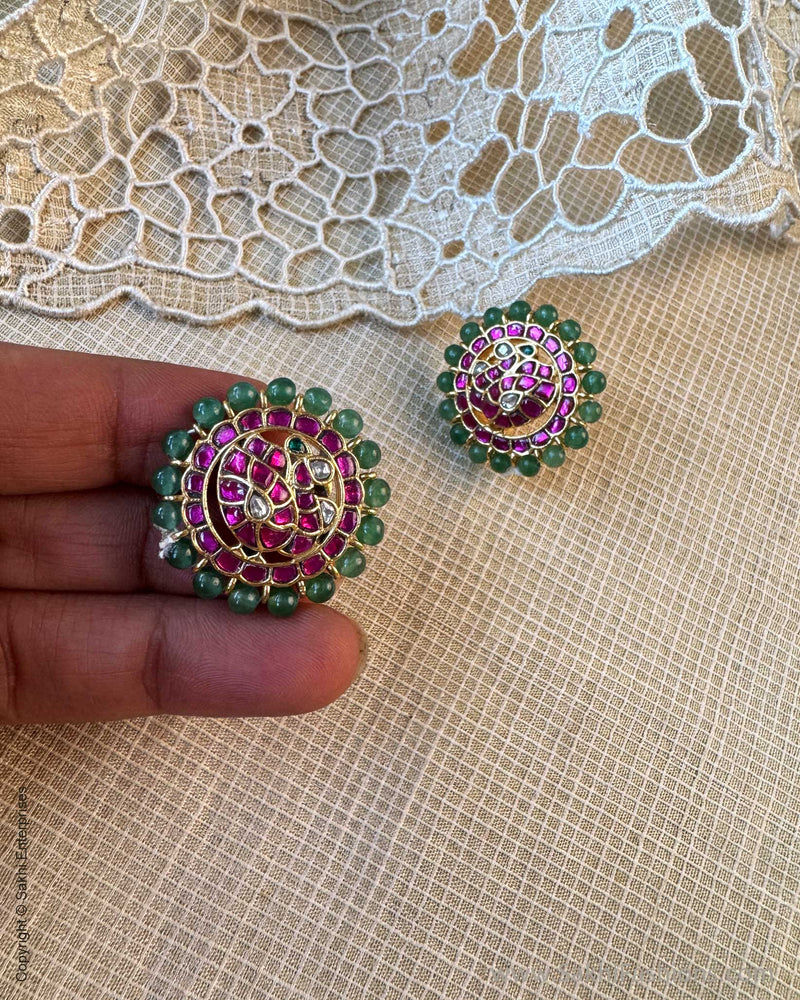 AJ-X17625 Gold Earring