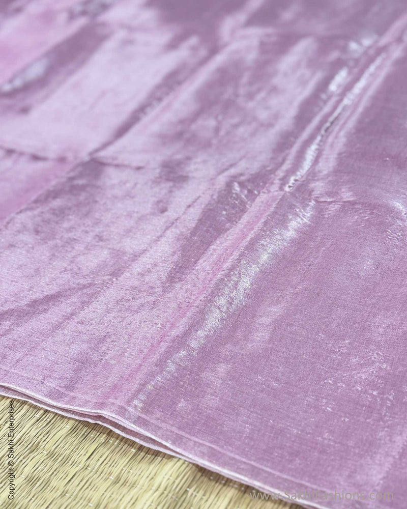 EE-X15956 Pink Tissue Cotton Sari