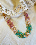 AJ-X17606 Bunch Pearls Necklace