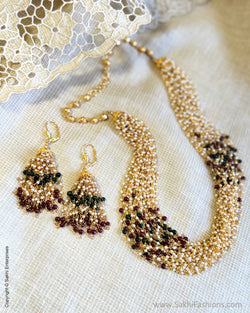 AJ-X17605 Pearls Necklace Set
