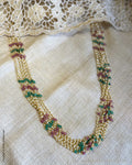 AJ-X17609 Bunch Pearls Necklace