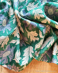 BL-X16570 Green Tussar Blouse
