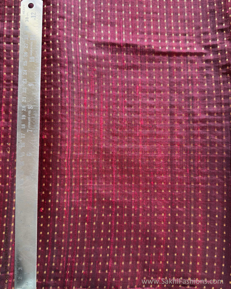 BL-Y00642R Brown Silk Blouse