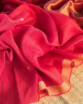 DP-Y00797 Red Linen Saree
