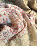 DP-X14403 Lucknowi Green Kota sari