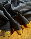 BL-V11192 Black Mangalgiri Blouse