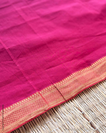 BL-Y25508R Red Mangalgiri Blouse