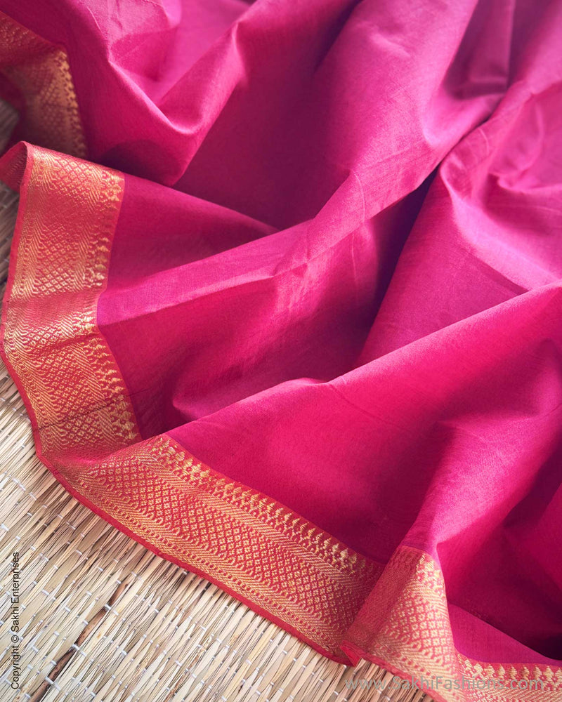 BL-Y25508R Red Mangalgiri Blouse