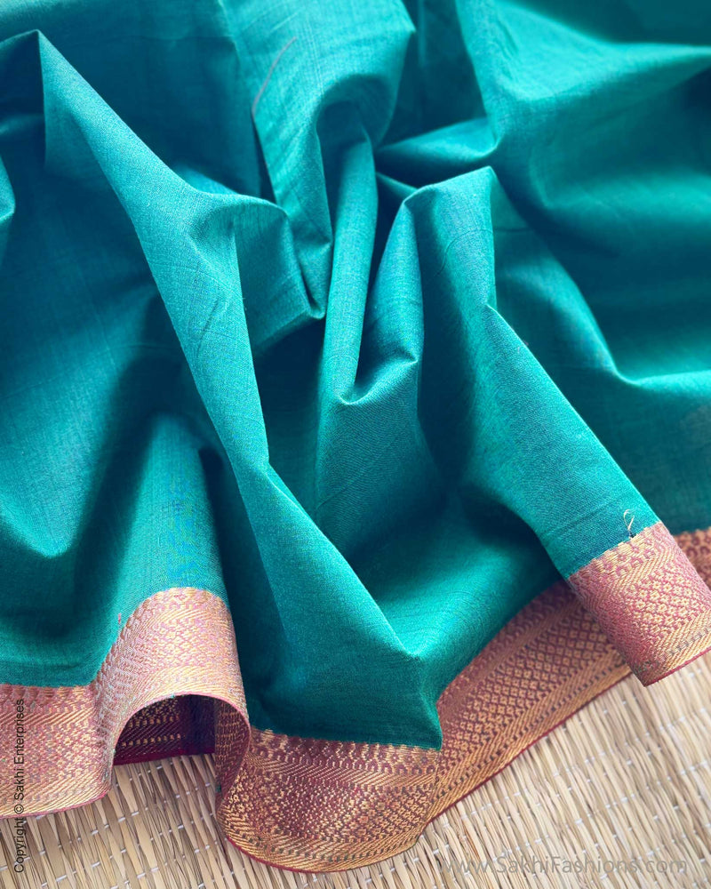 BL-R27140F Green Mangalgiri Blouse