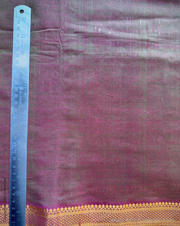 BL-V11195R Mantal Green Mangalgiri Blouse