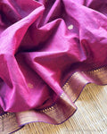 BL-V10185Z Maroon Mangalgiri Blouse
