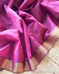BL-V10185 Maroon Mangalgiri Blouse