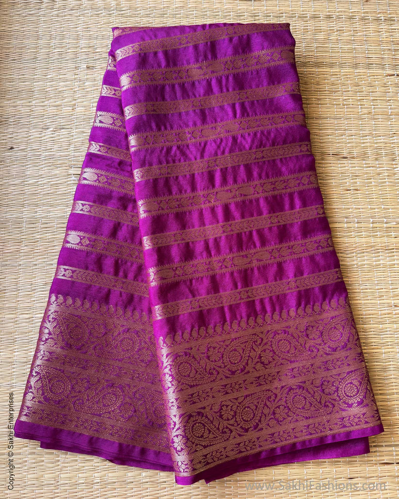DP-Y00990 Purple Banarsi Saree