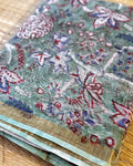 DP-Y01379 Green Kota Cotton Sari