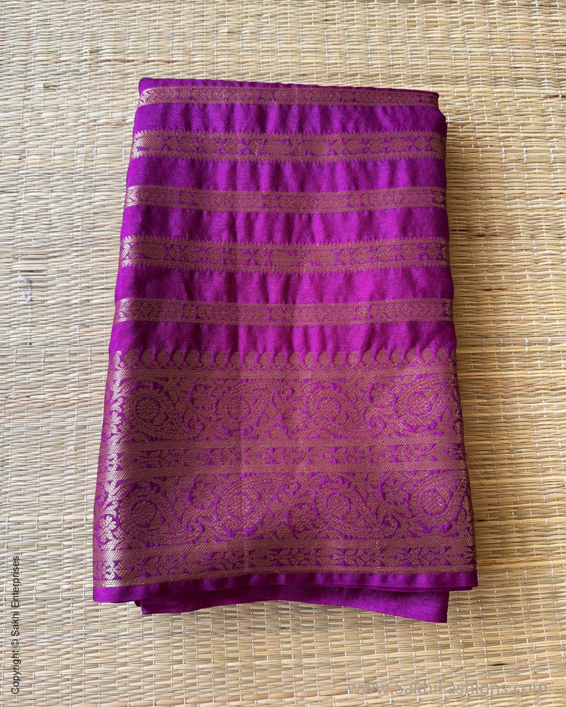 DP-Y00990 Purple Banarsi Saree