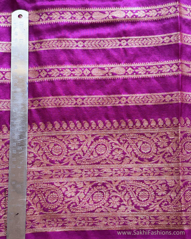 DP-Y00990 Purple Banarsi Saree