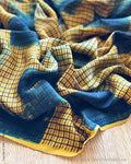 BL-Y01936 Yellow Ajrakh Blouse