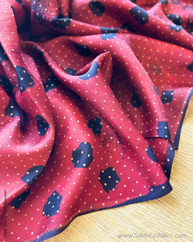 BL-Y01896 Red Ajrakh Blouse