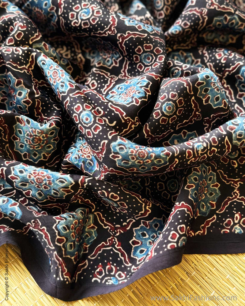DP-Y01866 Green Ajrakh Modal Sari