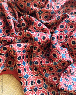 BL-Y01925 Red Ajrakh Blouse