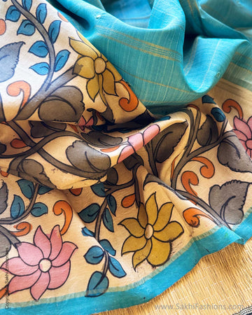 EE-X14204 Kalamkari Kanchi Silk