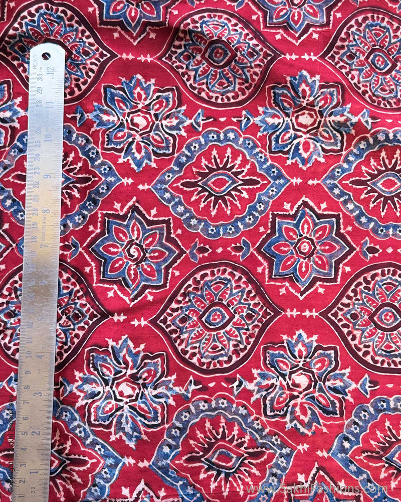 DP-Y01867 Plum Ajrakh Modal Sari
