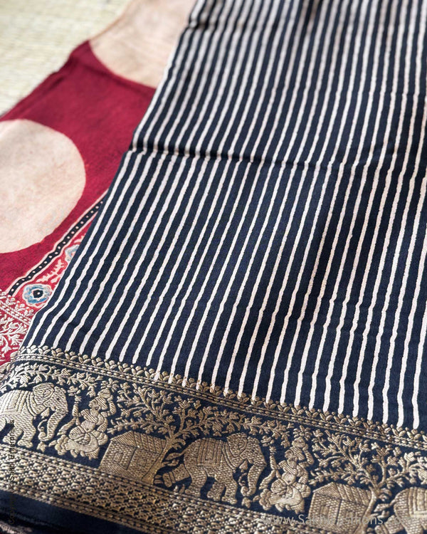 DP-Y01791 Ajrakh Saree