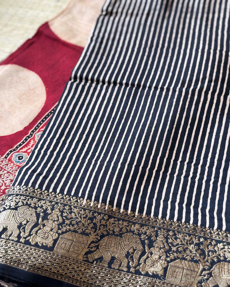 DP-Y01791 Ajrakh Saree