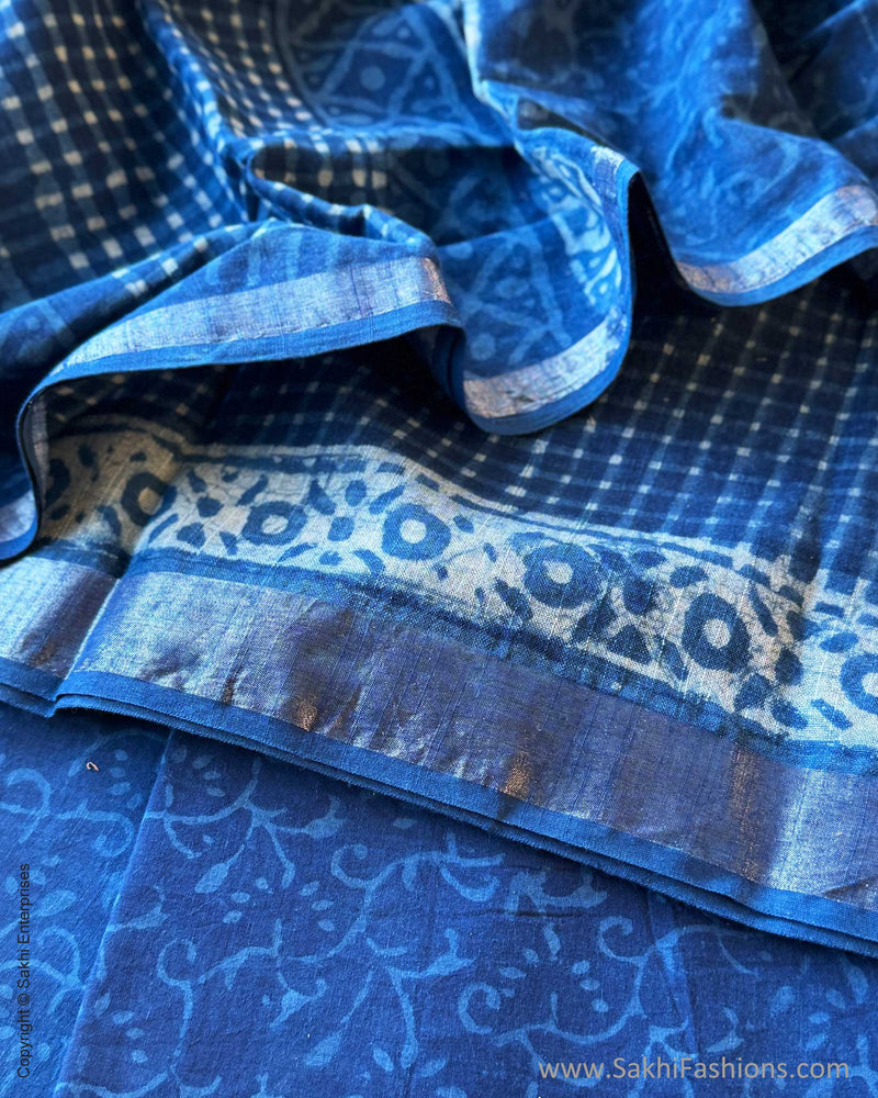 DP-Y02338 Linen Salwar Blue