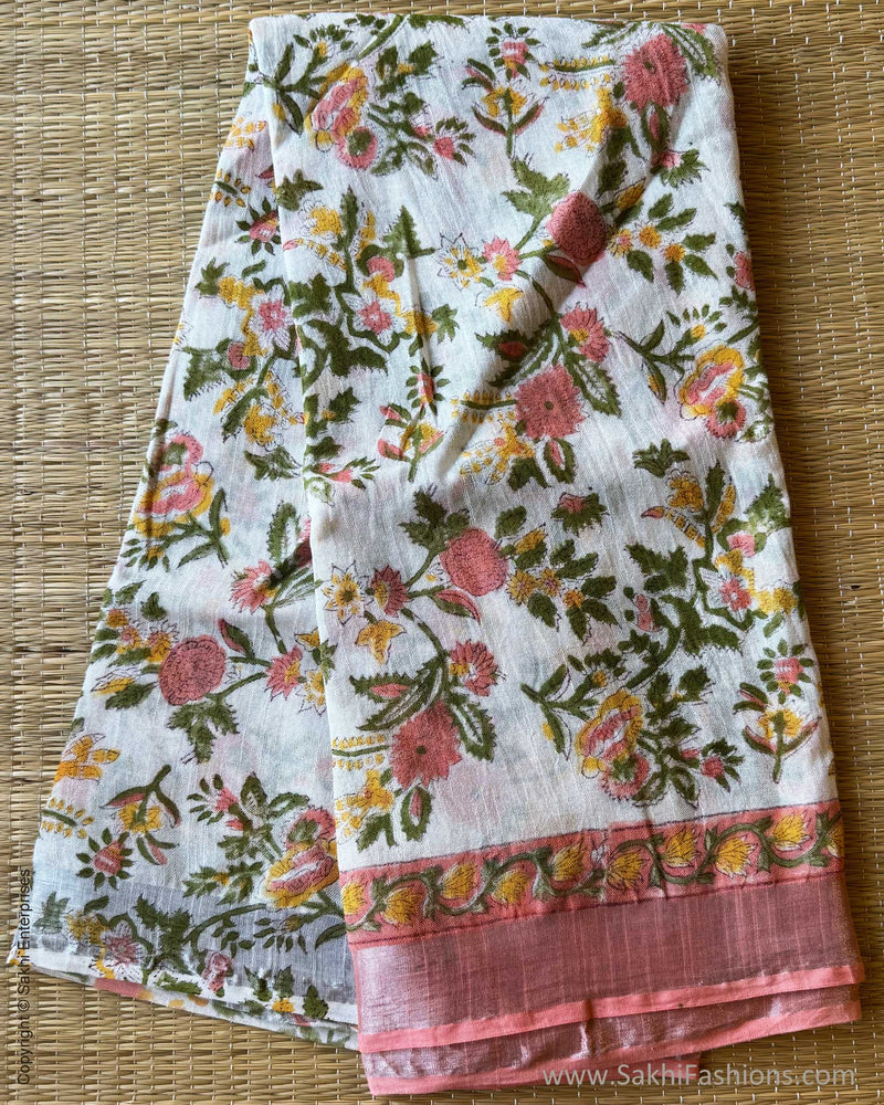 DP-Y02333 Linen Salwar Peach
