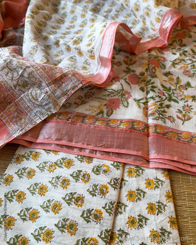 DP-Y02333 Linen Salwar Peach
