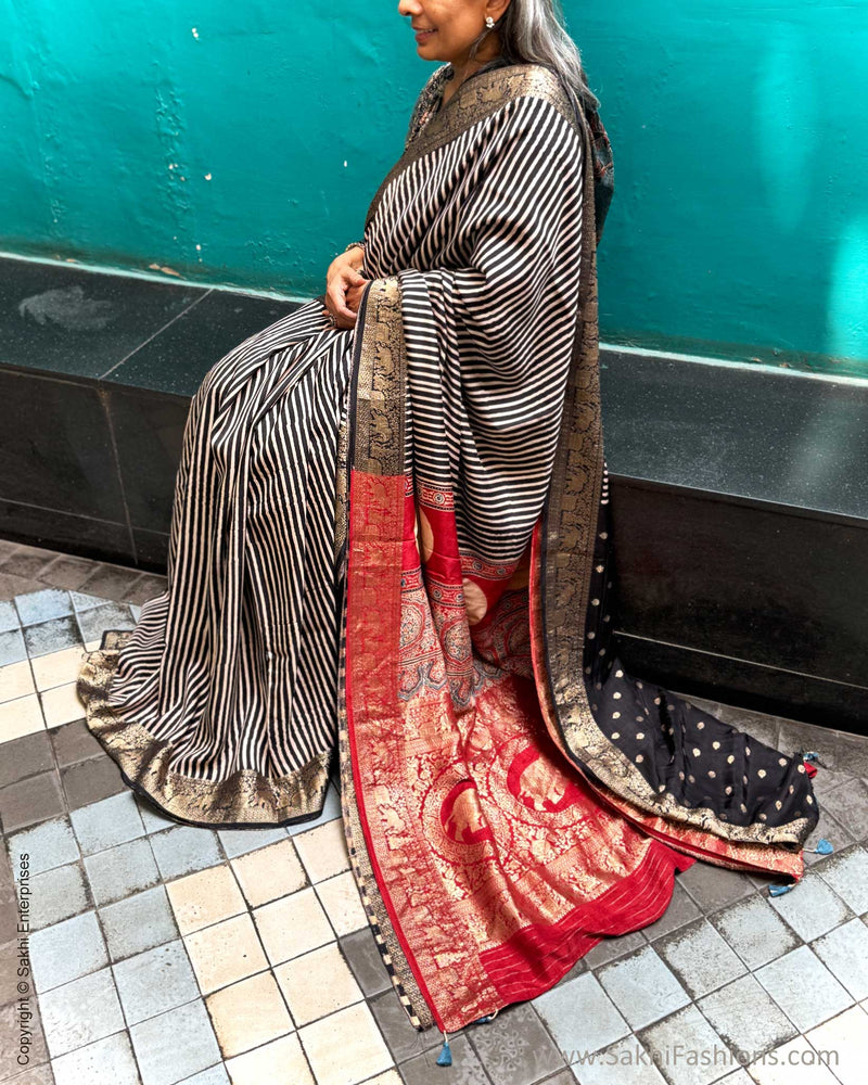 DP-Y01819 Ajrakh Saree