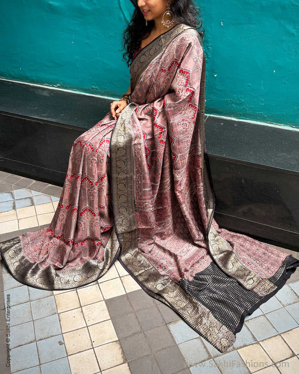 DP-Y01834 Ajrakh Saree