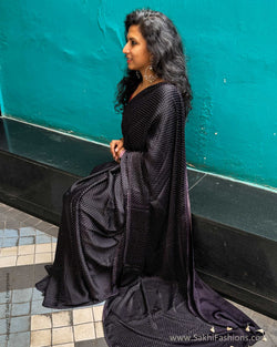 DP-Y02114 Black Ajrakh Modal Sari