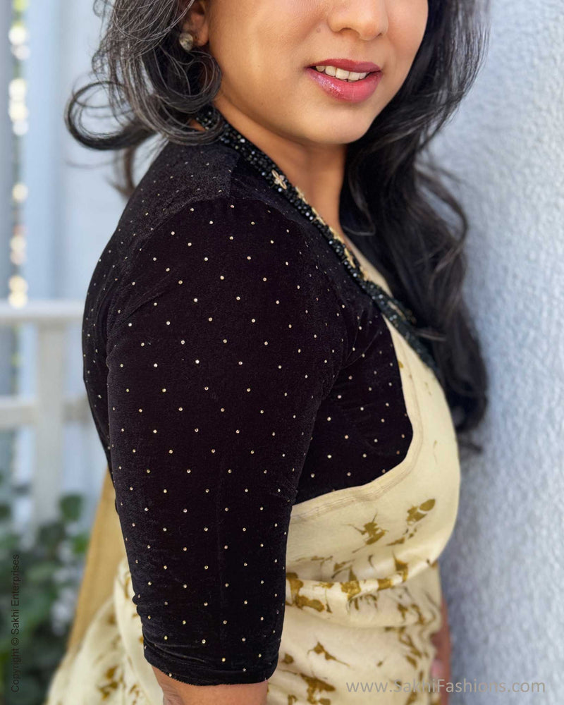 EE-X12213 Marigold eco print Kanchi Sari