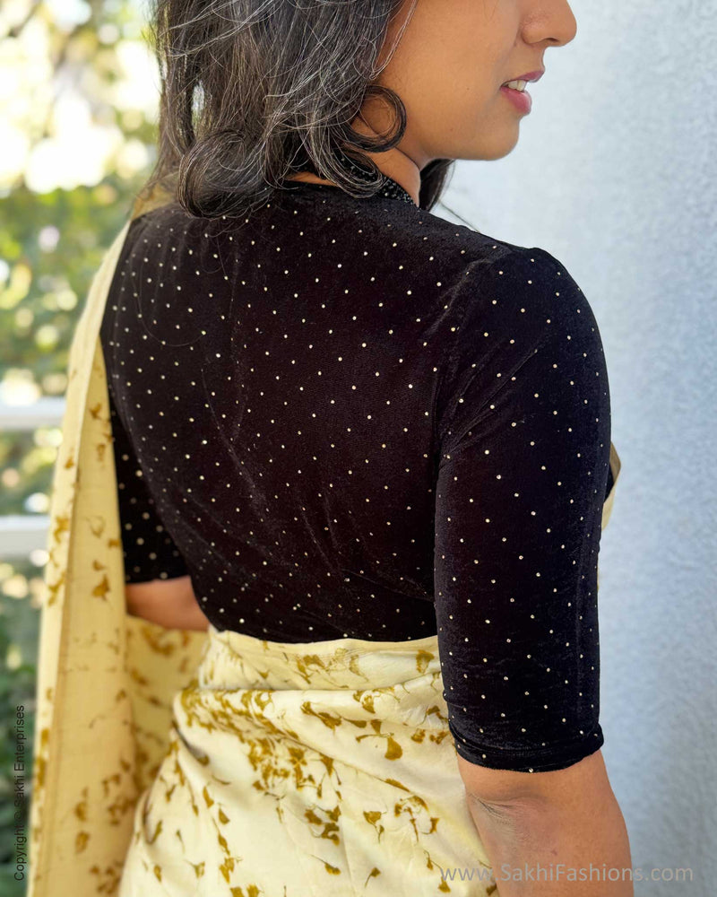 EE-X12213 Marigold eco print Kanchi Sari