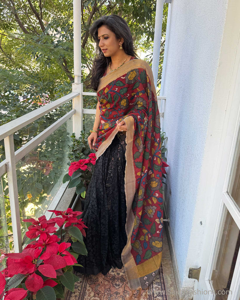 EE-X08023 Black Crossover Skirt