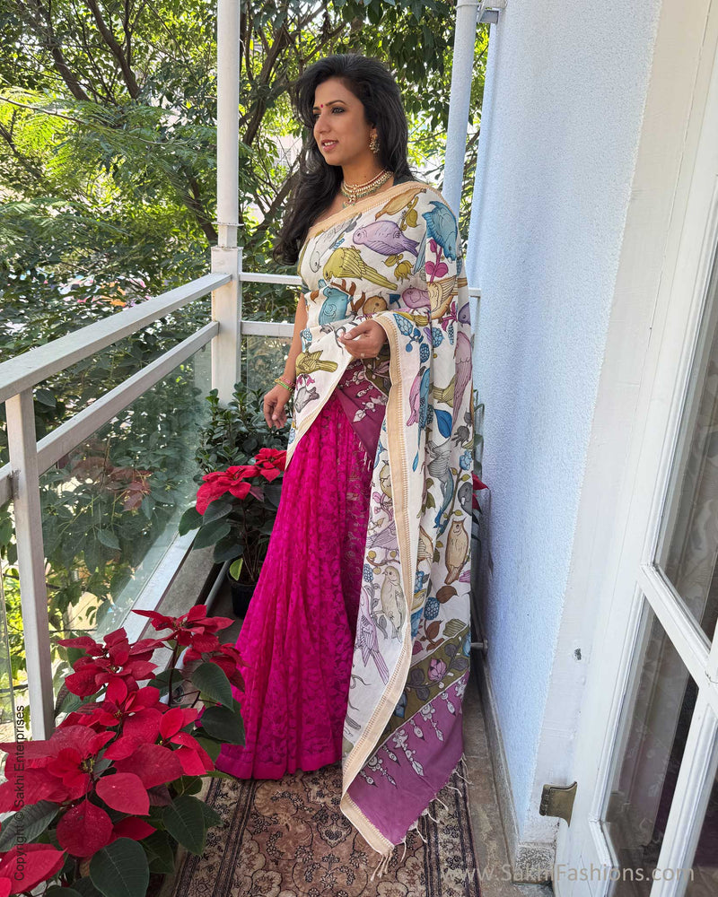 EE-X11886S  Kalamkari crossover Sari