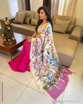 EE-X11886S  Kalamkari crossover Sari