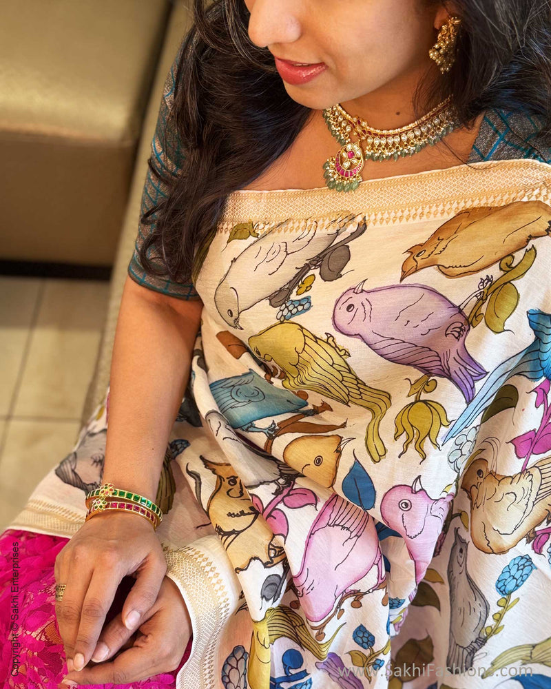 EE-X11886S  Kalamkari crossover Sari