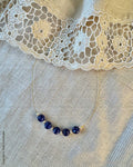 AJ-Y01651 Invisible Blue Necklace