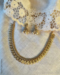 AJ-Y01640 Gold Kasu Necklace set