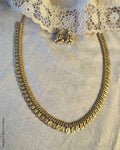 AJ-Y01641 Gold Kasu Necklace set