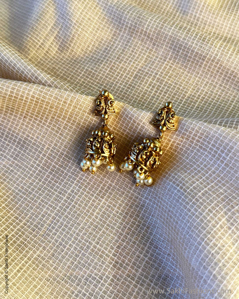 AJ-Y01640 Gold Kasu Necklace set