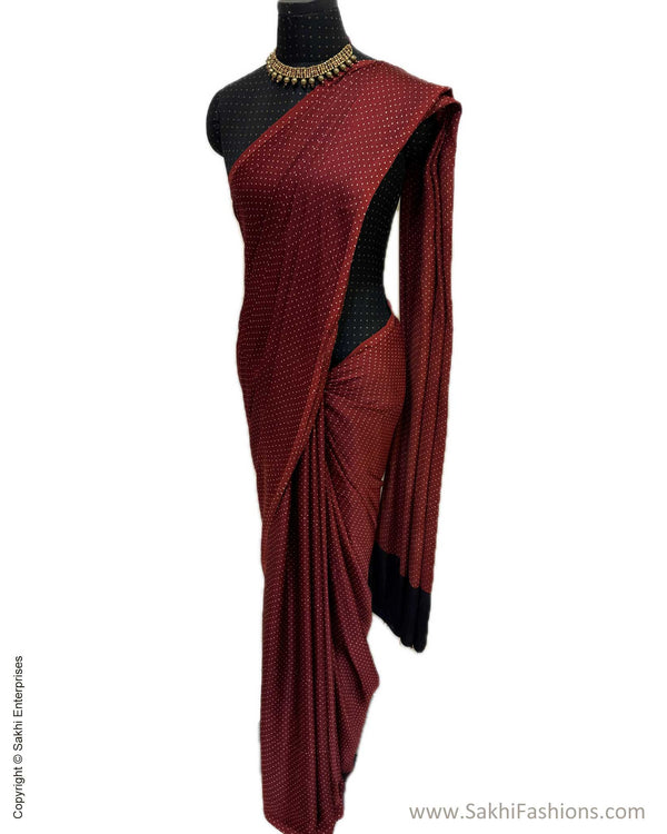 DP-Y02148 Red Ajrakh Modal Sari