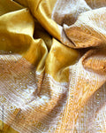 DP-X15457 Yellow Tussar Sari