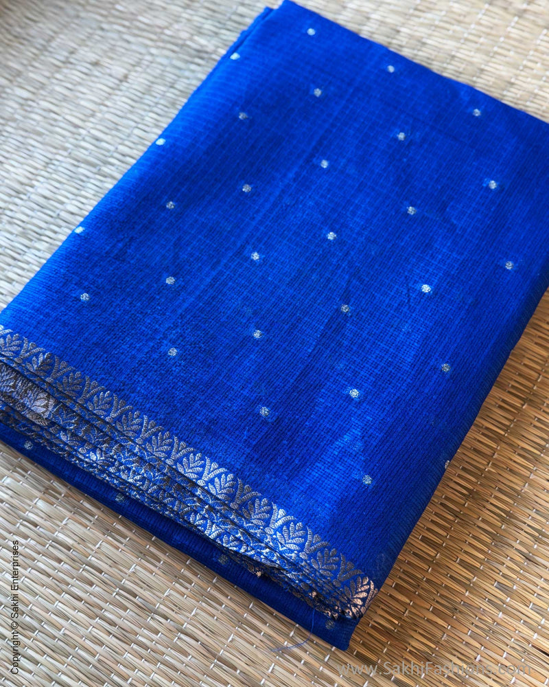 DP-Y01531 Blue Silk Kota Sari