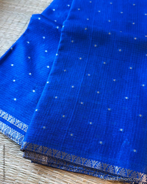 DP-Y01531 Blue Silk Kota Sari