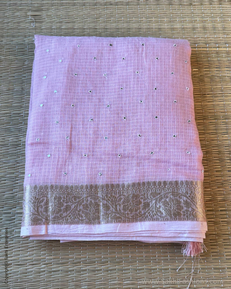 DP-Y01543 Pink Silk Kota Sari