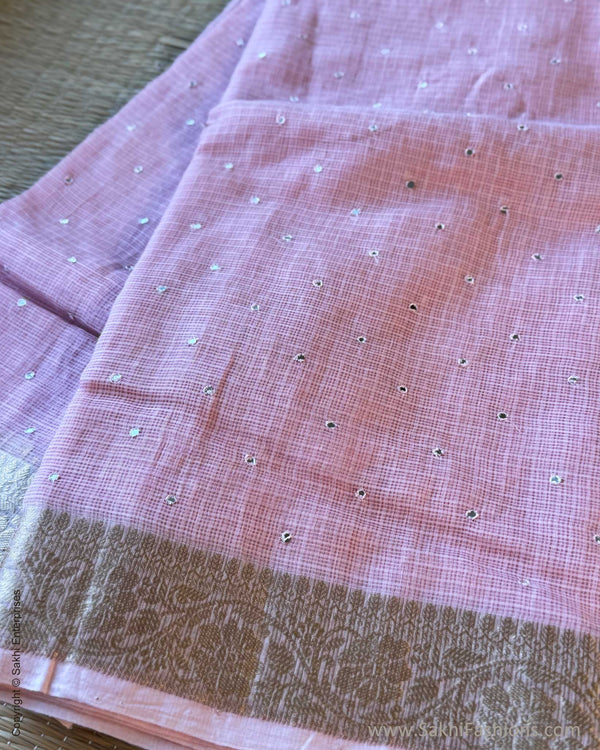DP-Y01543 Pink Silk Kota Sari